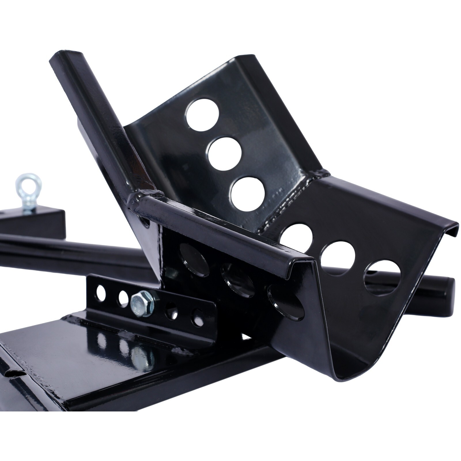 Motorcycle Front Tire Chock for 17"-21" Wheels Locking Adjusting Stand