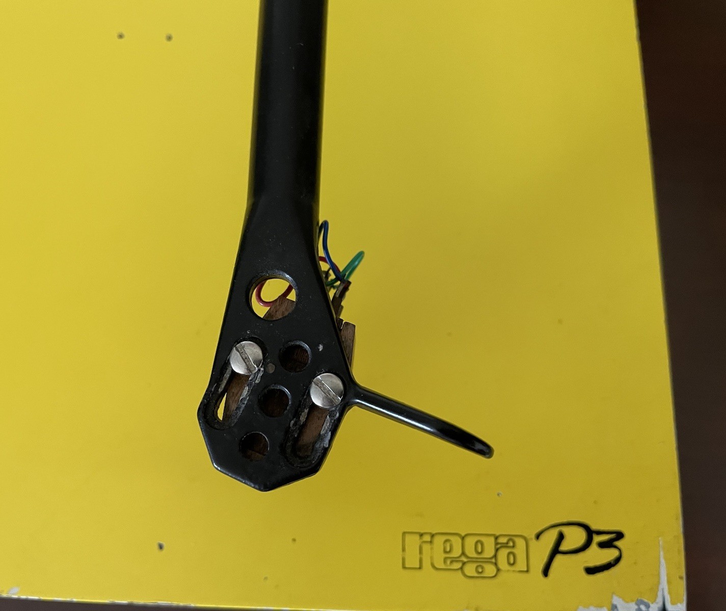 Rega P3 Turntable Yellow missing lid