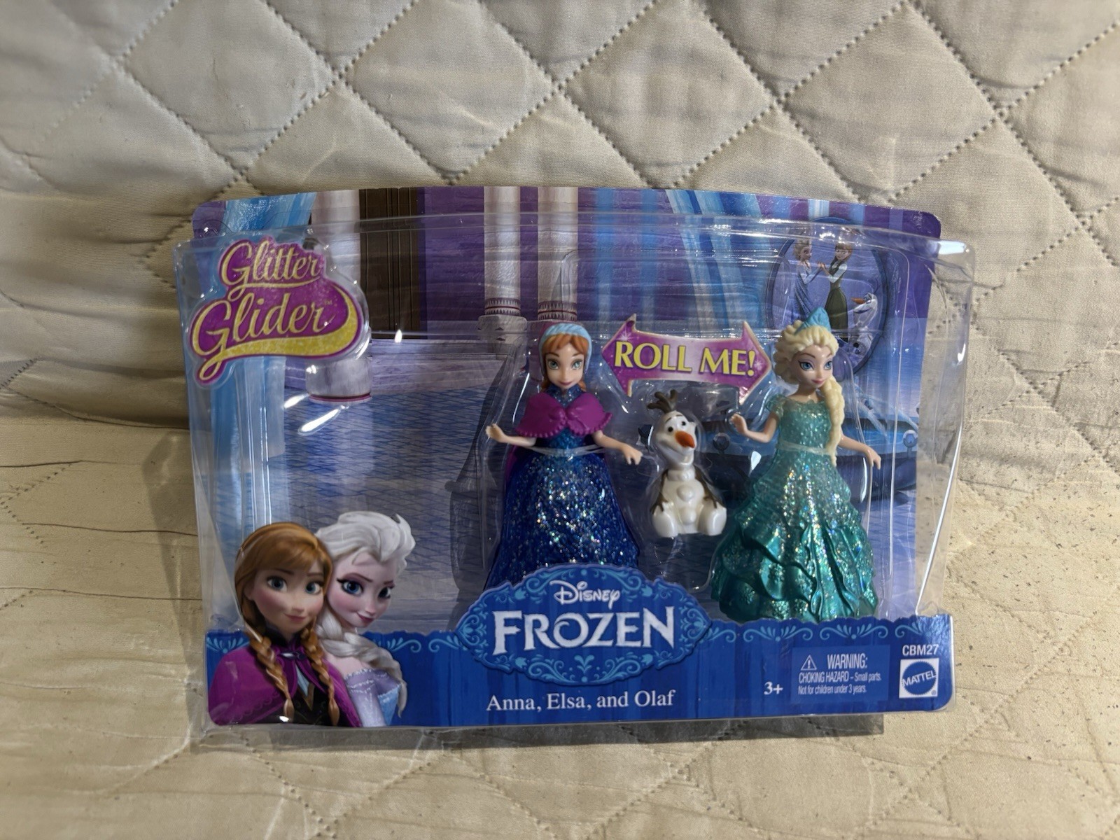 Disney Princess Magiclip Glitter Gliders Anna Elsa Olaf Frozen Magic Clip Dolls