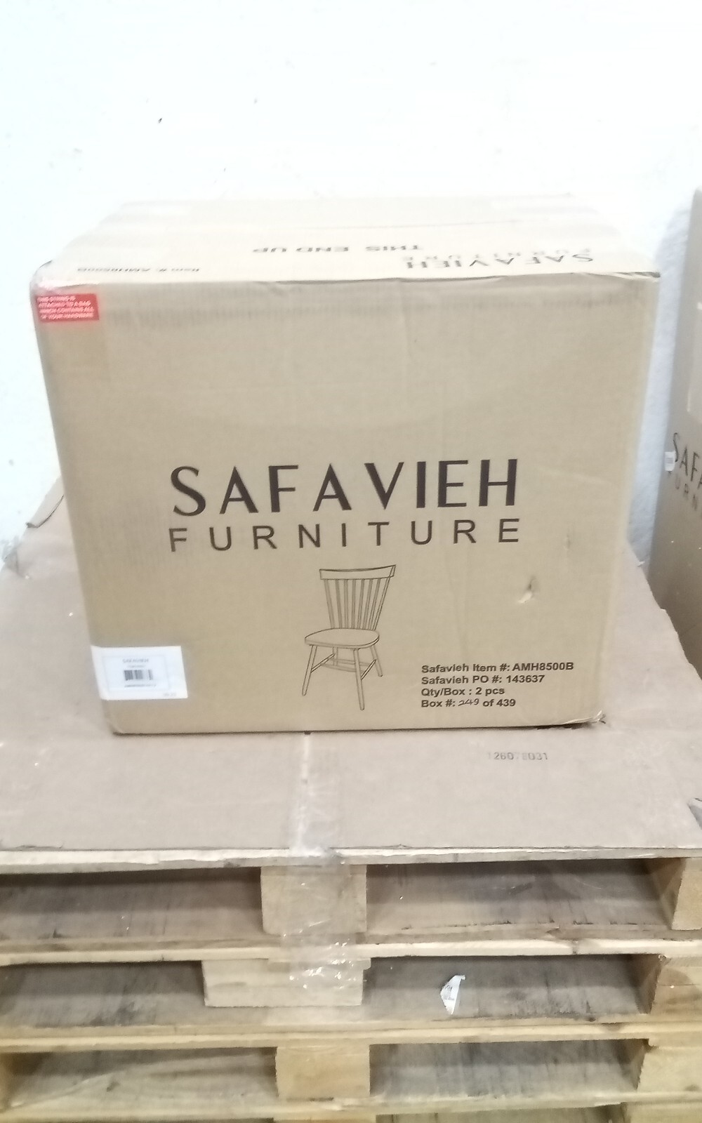 Safavieh PARKER SPINDEL SIDE CHAIR, Reduced Price 2172725929 AMH8500B