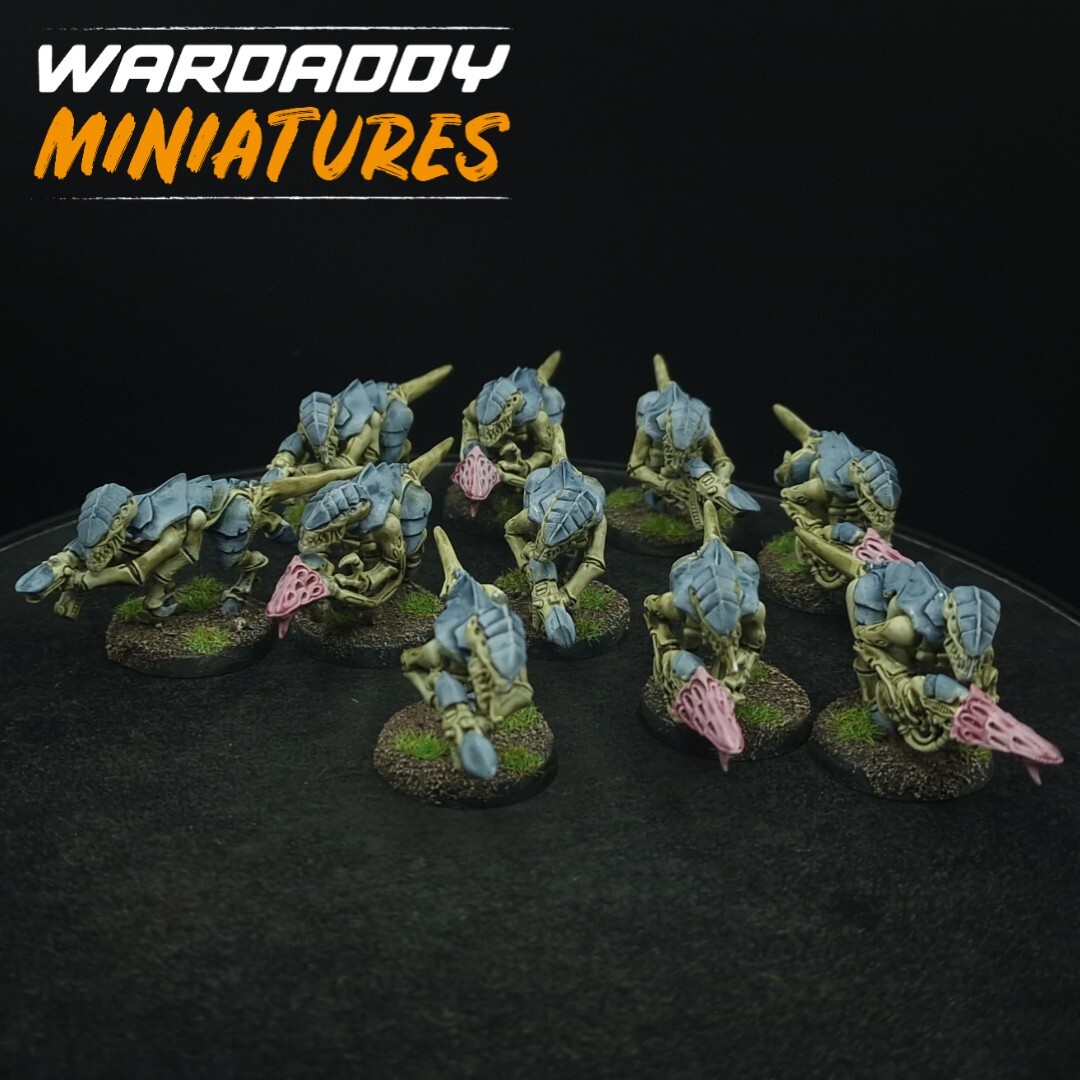 Pro Painted Warhammer 40k Tyranid Termagants ×10 PJ3 Games Workshop Tyranids