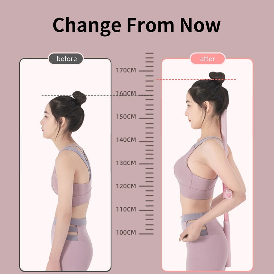 Posture Corrector Yoga Stick Stretching Tool Back Straightener Adjustable Length