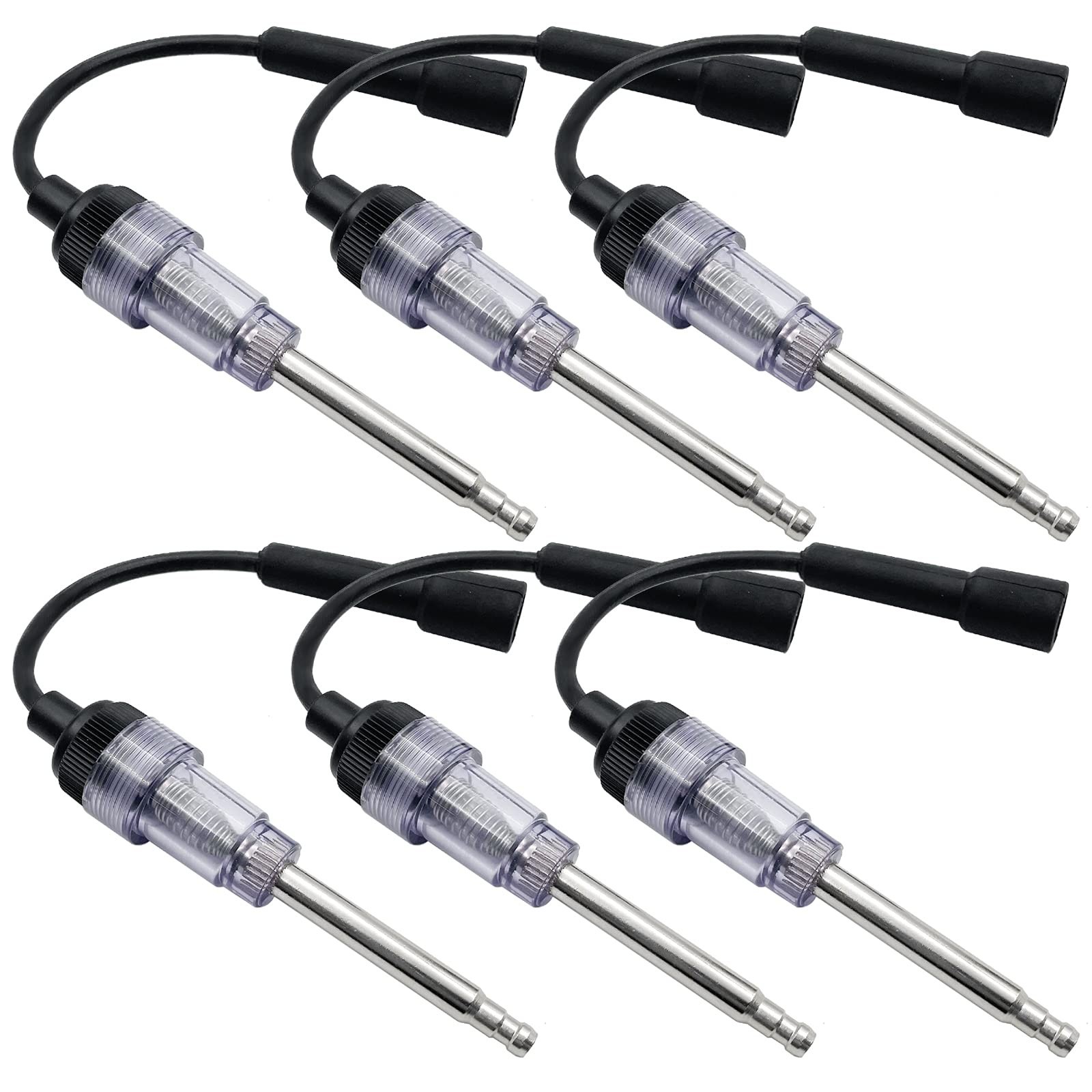 6 Pcs Spark Plug Tester Set - Engine Ignition Coil Diagnostic Tool, Auto Repair
