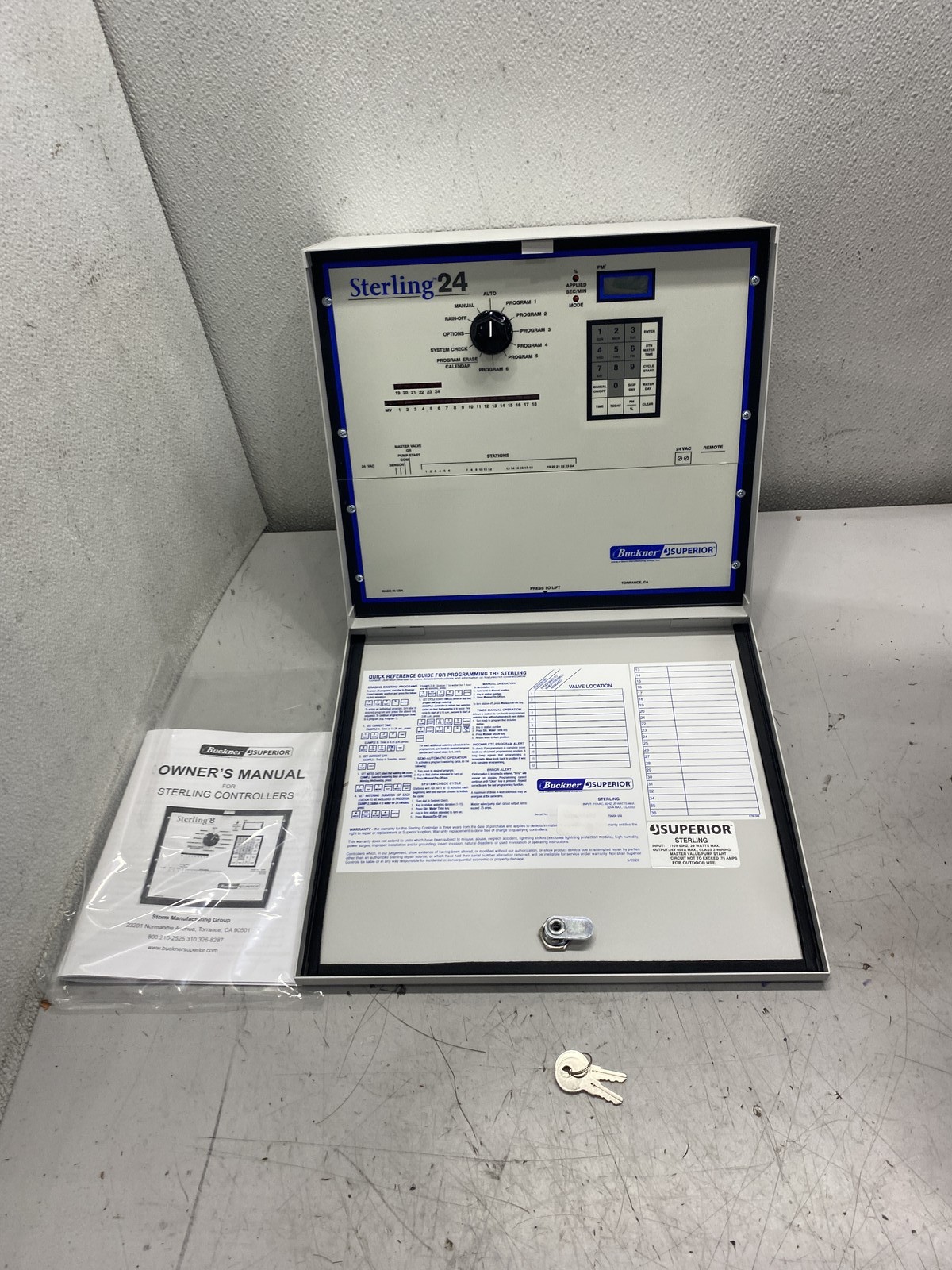 Superior Controls Sterling Irrigation and Sprinkling System Controller Model 24