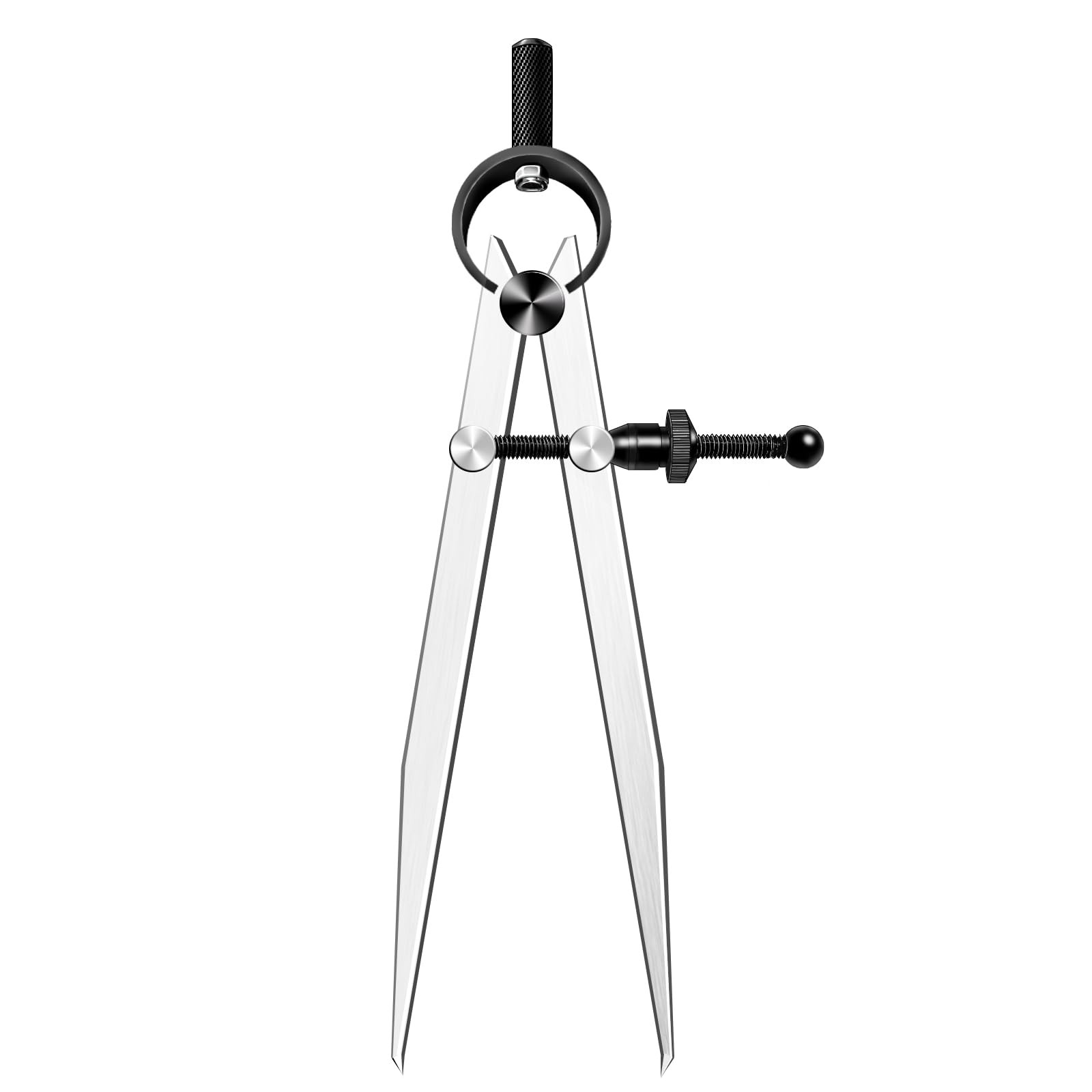 Leather Craft Compass, 6 Inch Professional Divider Steel...