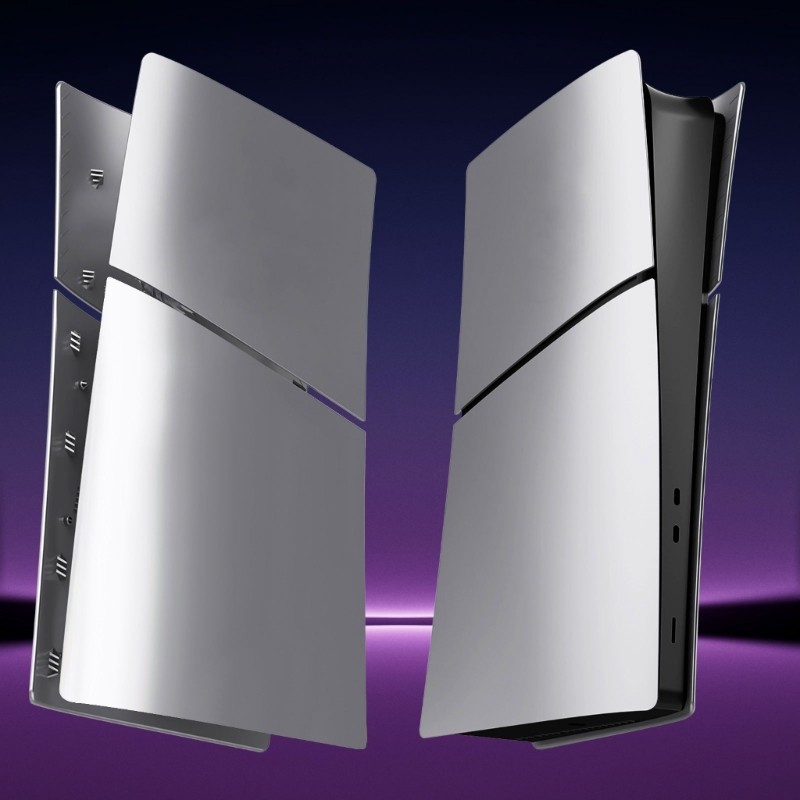 Faceplate for Slim Digital Edition Protector Cover Game Consoles Shell Silver