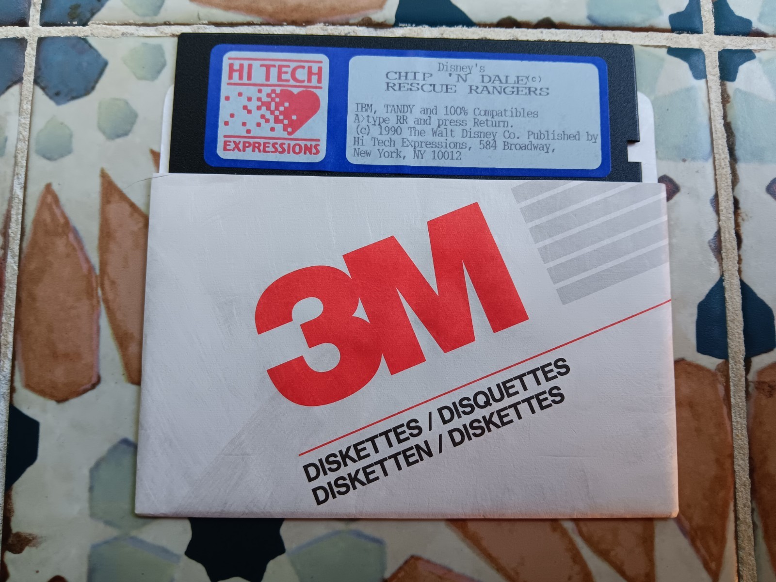 IBM/Tandy Chip N Dale Rescue Rangers Computer Software Disk Only UNTESTED