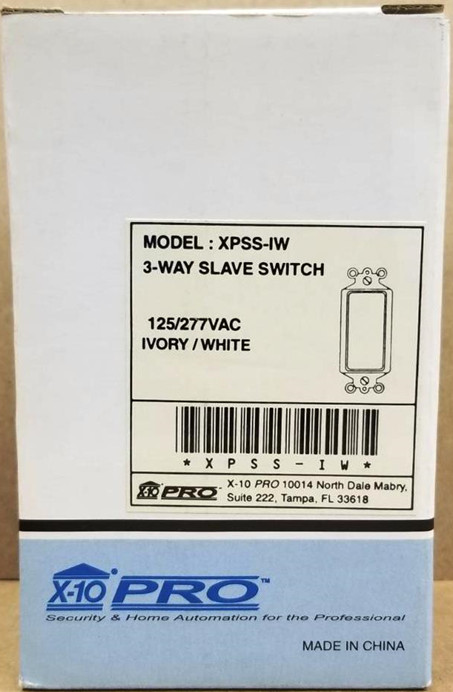 X-10 PRO - XPSS-IW 3-Way Slave Switch 125/277VAC Ivory/White (Brand NEW)