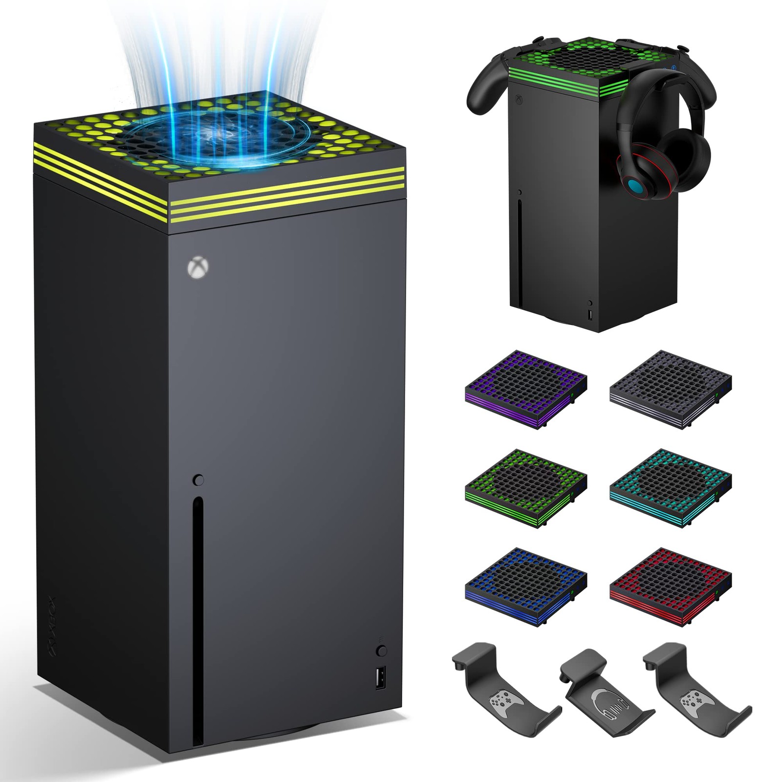 ZAONOOL Cooling Fan for Xbox Series X Console - High Speed Top Fan Cooler Sys...