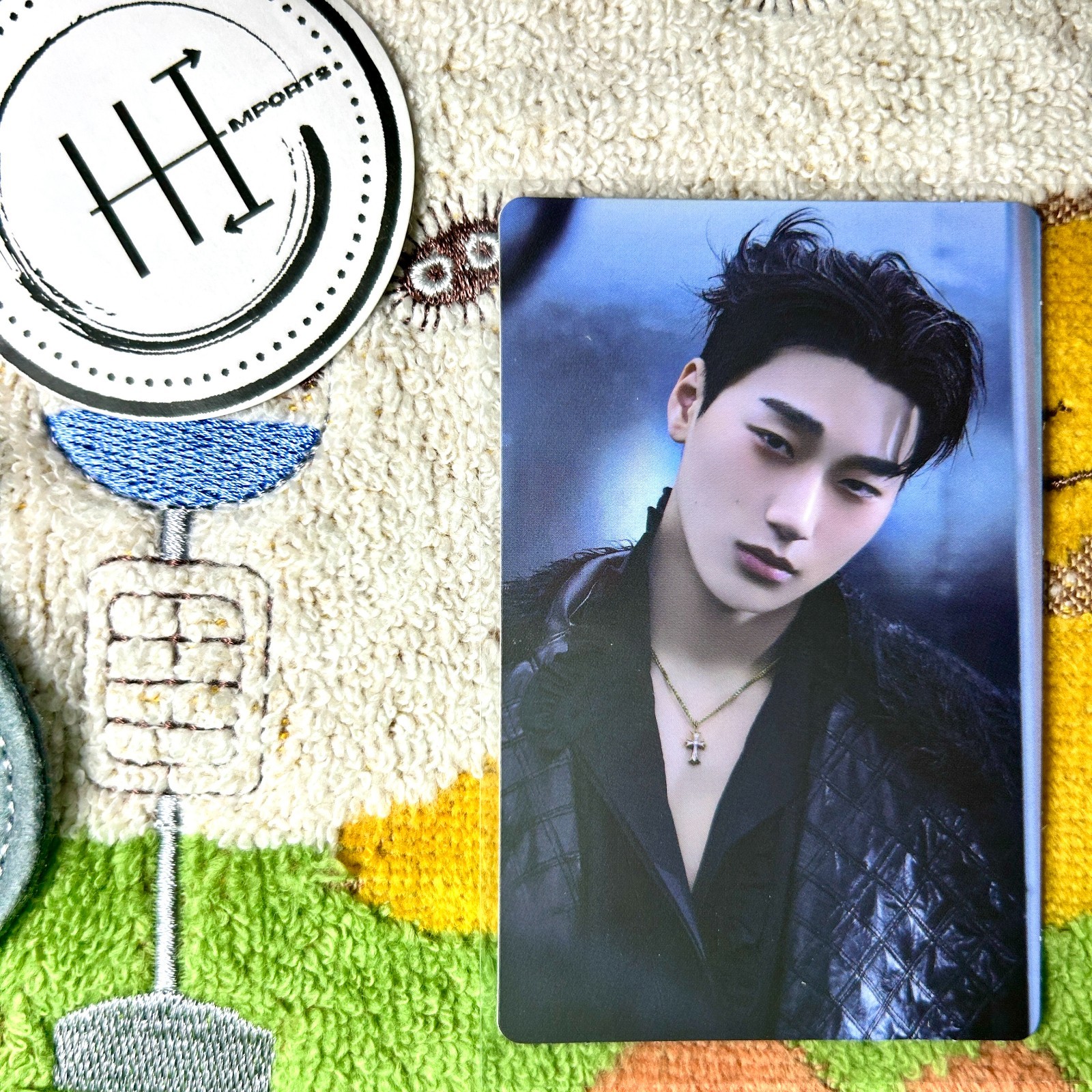 Ateez Golden Hour Part 4 San Official Photocard POCA QR Card
