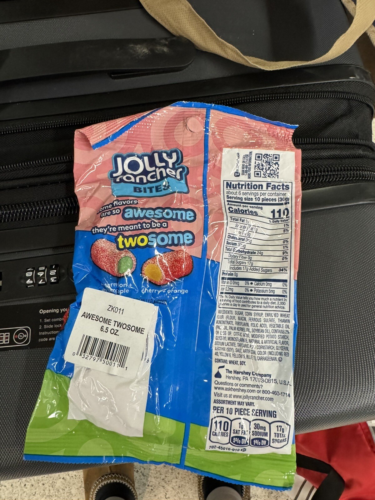 Jolly Rancher Awesome Two Some Soft Bites - BULK CANDY- 184G - kosher- SOLD OUT!