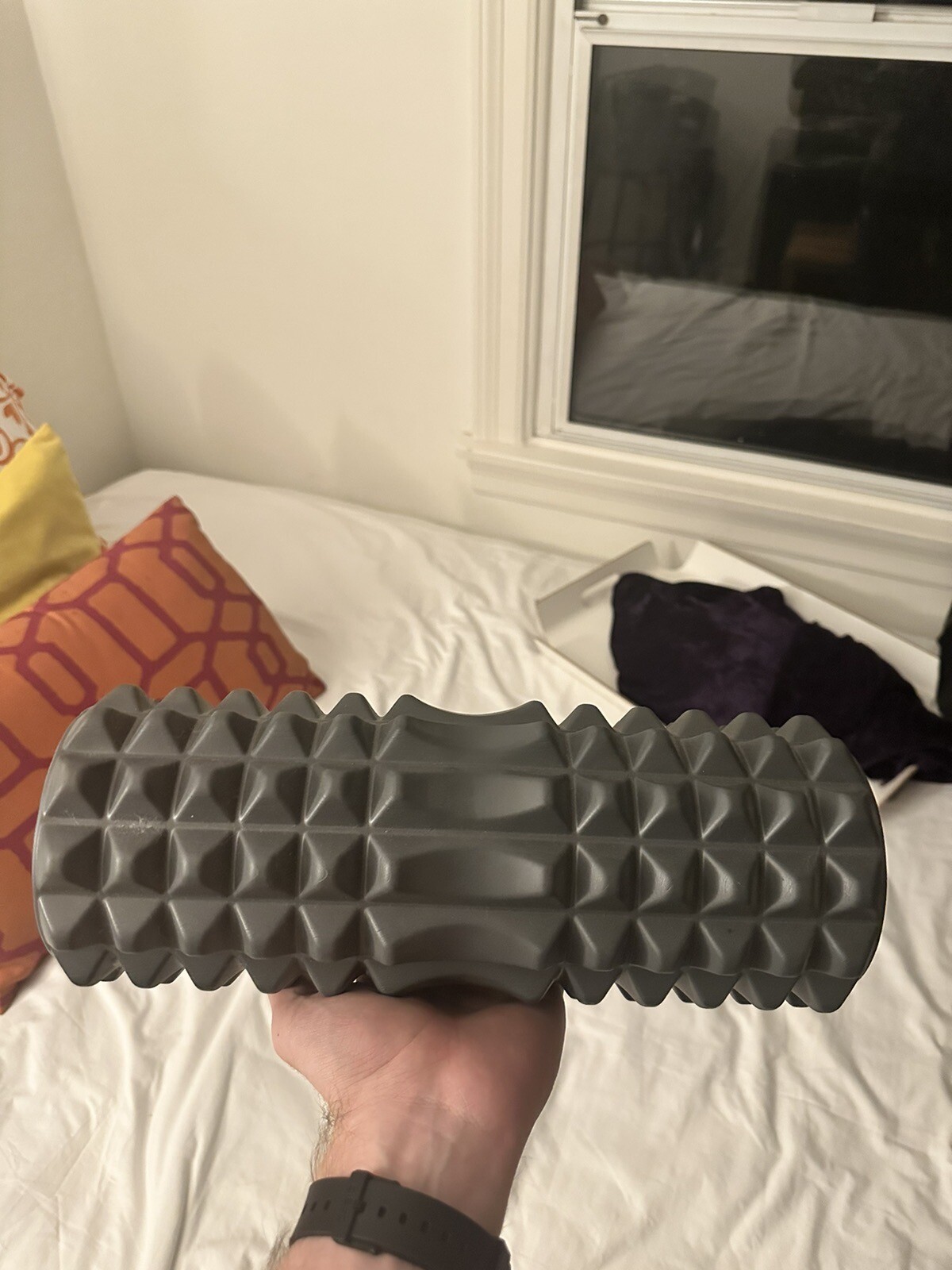 One Spiked Roller, One Regular Foam Roller, And A Foot Roller!