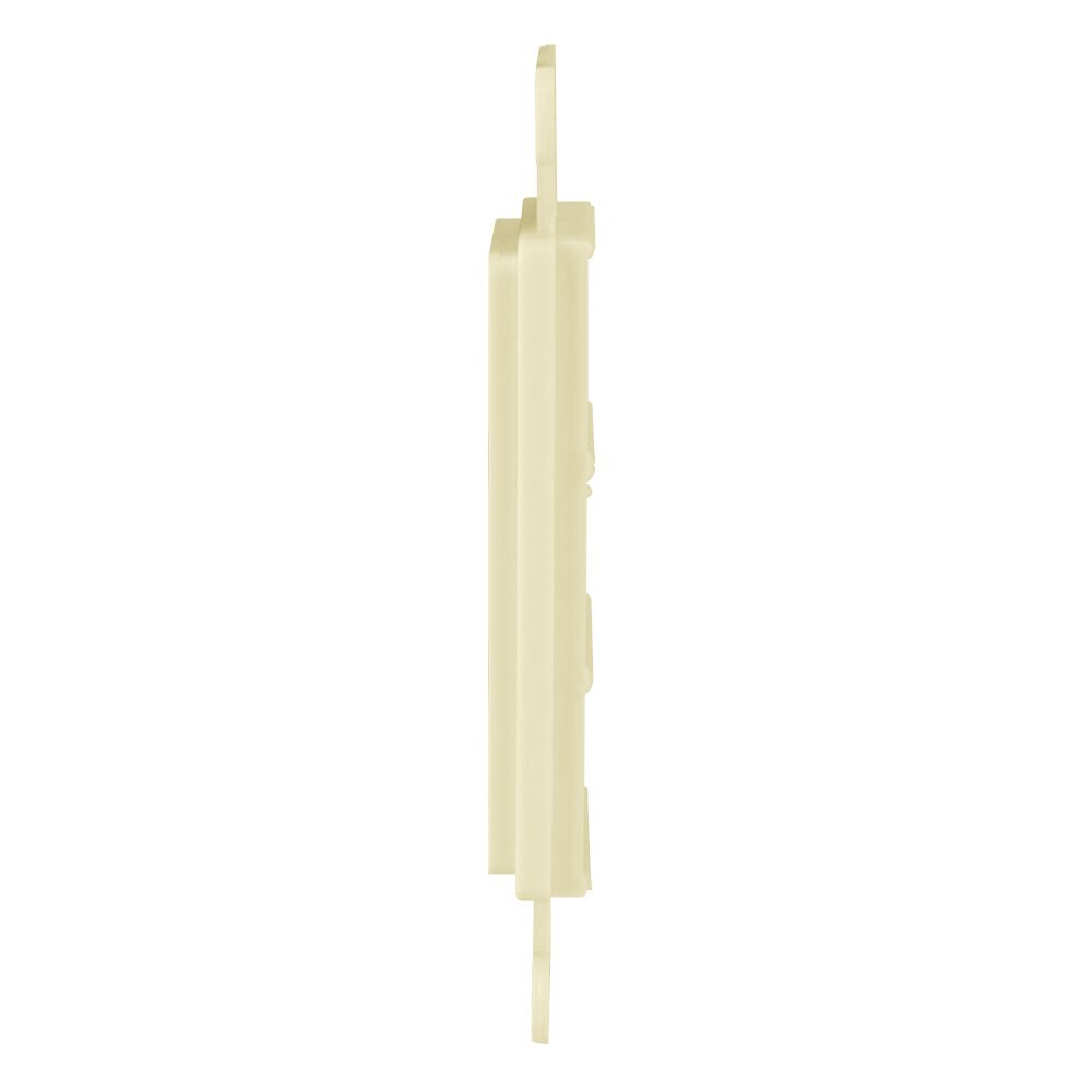Construct Pro 6-Port Single Gang Keystone Decora Style Insert Strap (Ivory)