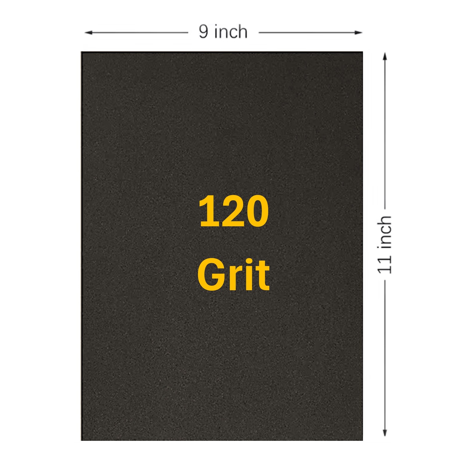 120 Grit Wet / Dry Sandpaper 9 in. x 11 in. Sheet (100 Sheets)