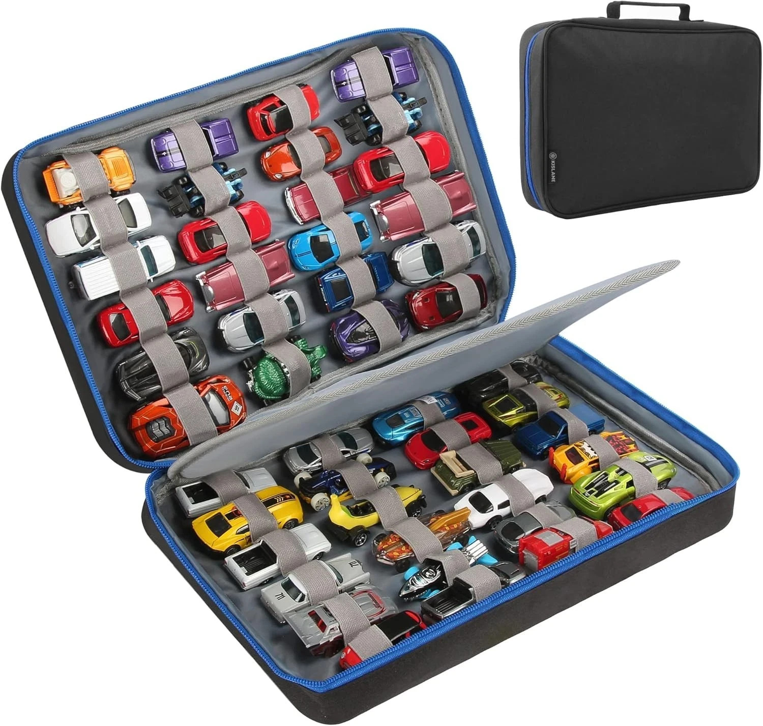 Carrying Case for 48 Hot Wheels Cars, Kids Toy Cars Storage Case Hold 48 Hot ...