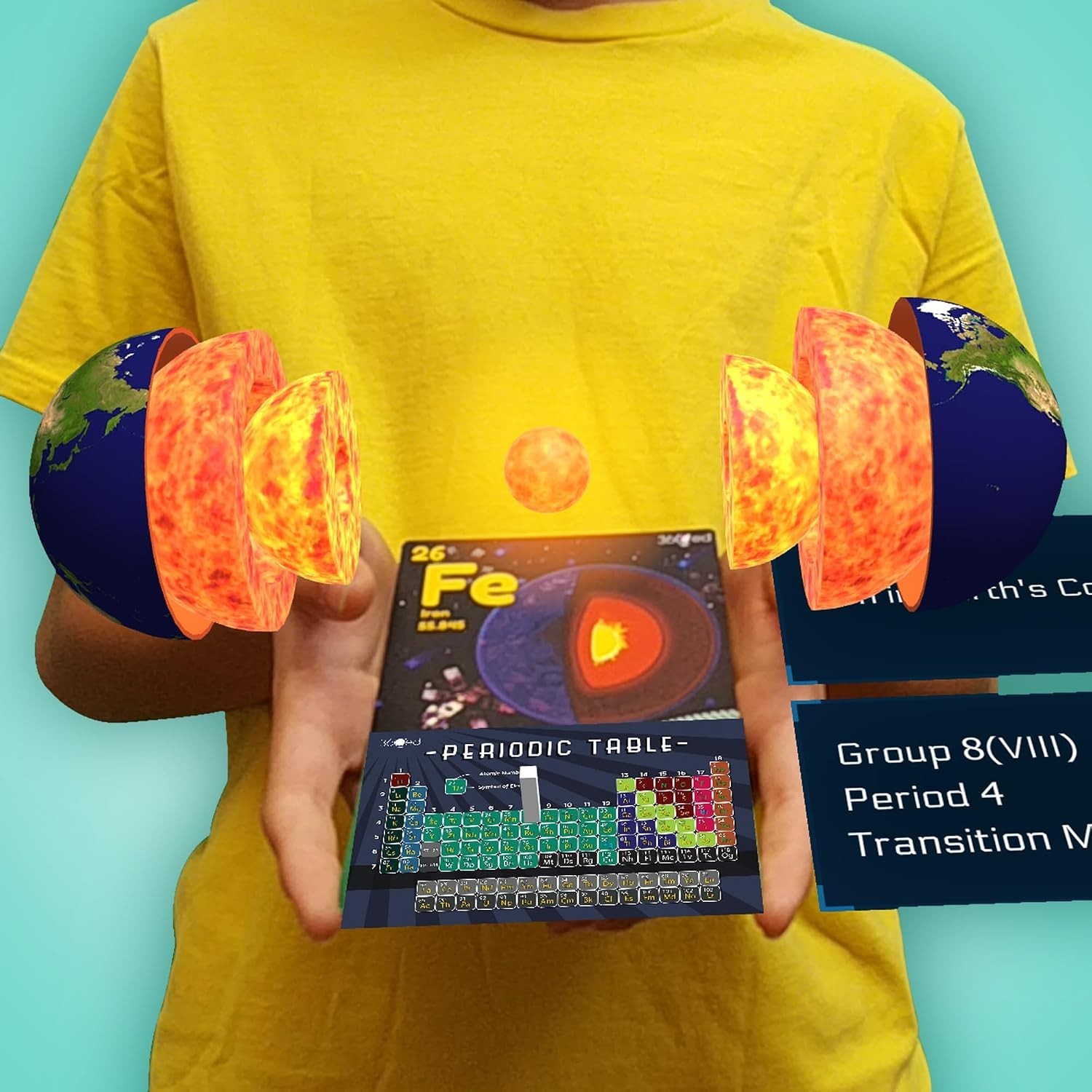 360ed Elements AR Flashcards & Learning App Chemistry Learning Kit