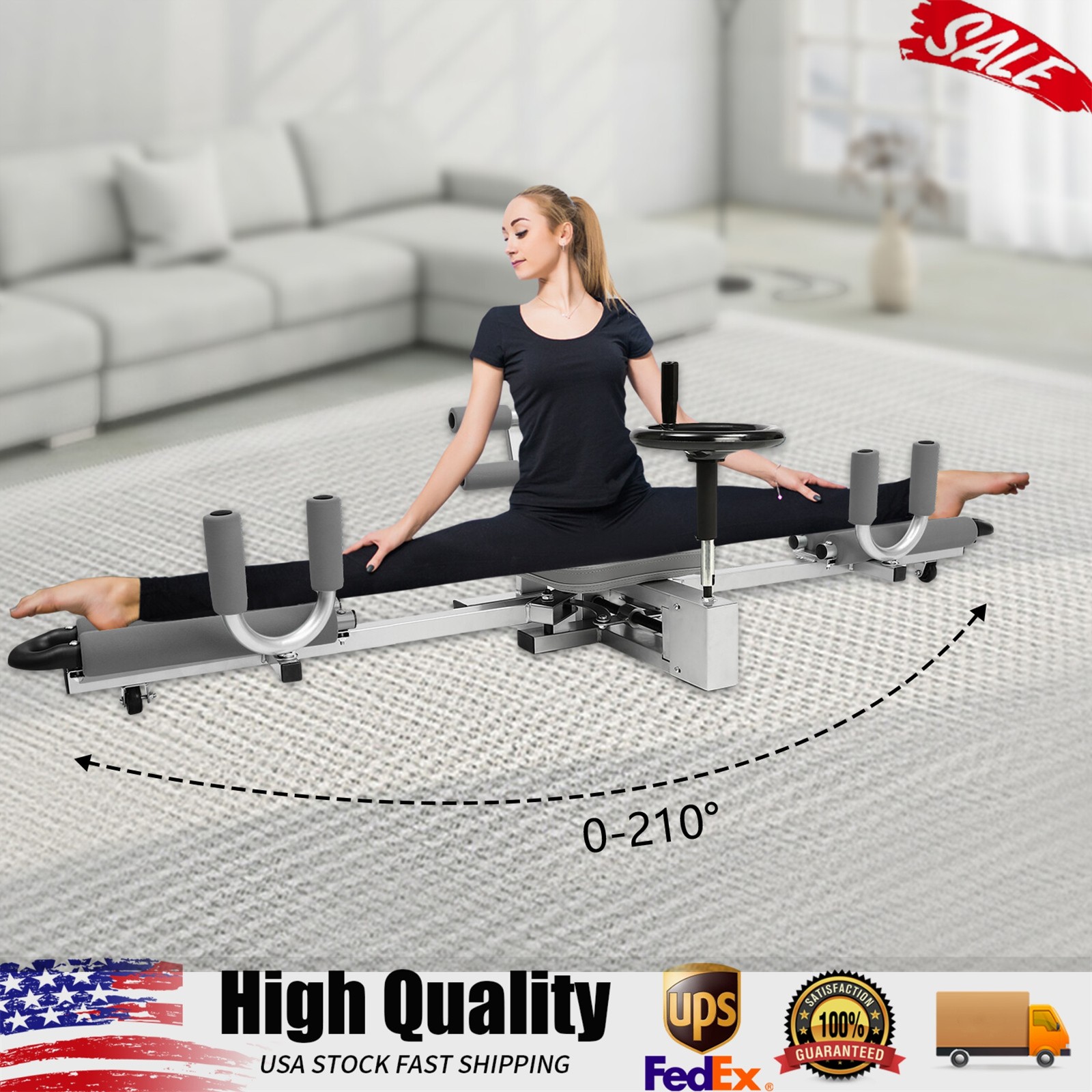 210 Leg Stretcher Stretching Machine Splits Machine Fitness Training Equipment