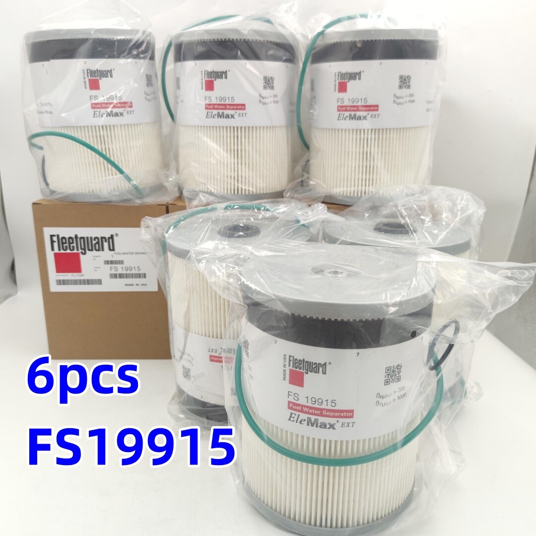 Fleetguard FS19915 FUEL / WATER SEPARATOR L9915F (PACK OF 6)