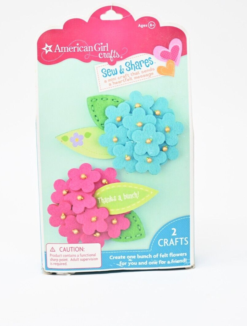 American Girl Crafts Sew and Shares Felt Flowers