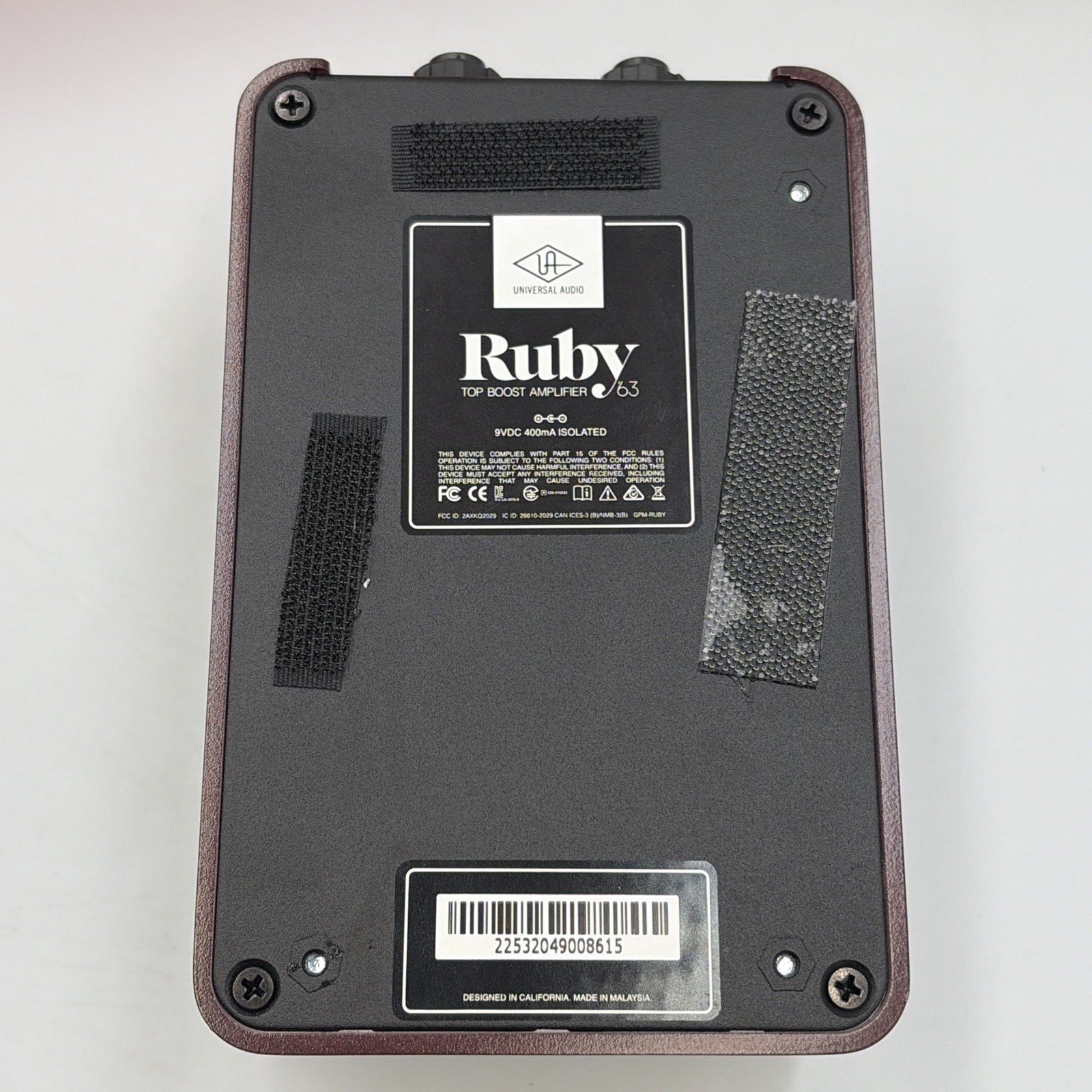 Universal Audio Ruby '63 Top Boost Amplifier Pedal Open Box w/ Box