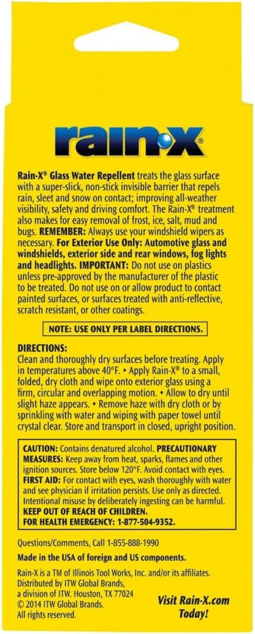 Windshield Treatment 3.5 oz - Easy Application for Clear Visibility