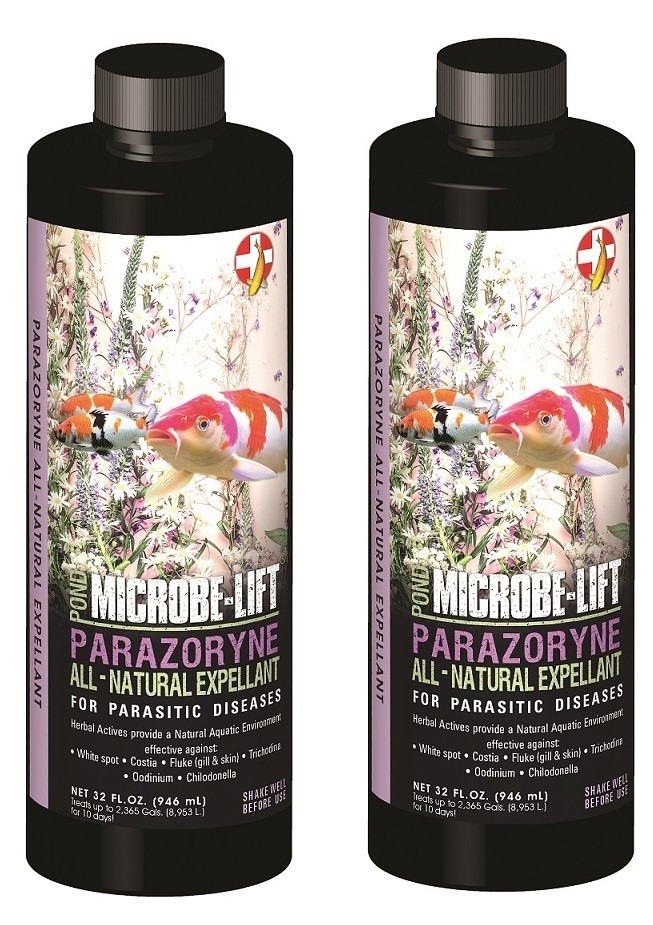 Microbe-Lift PARAZORYNE Parasitic Desease Control - (2) bottles, 32 oz each