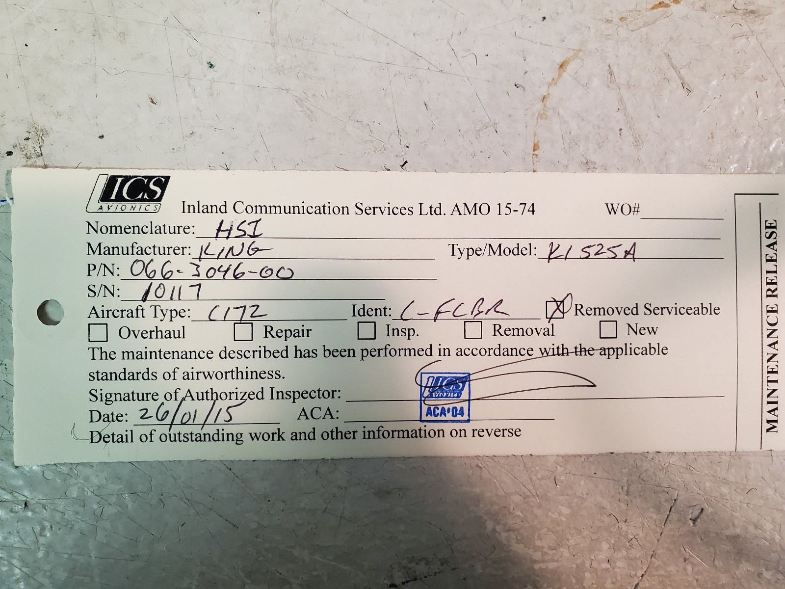 Bendix/King KI525A HSI 066-3046-00