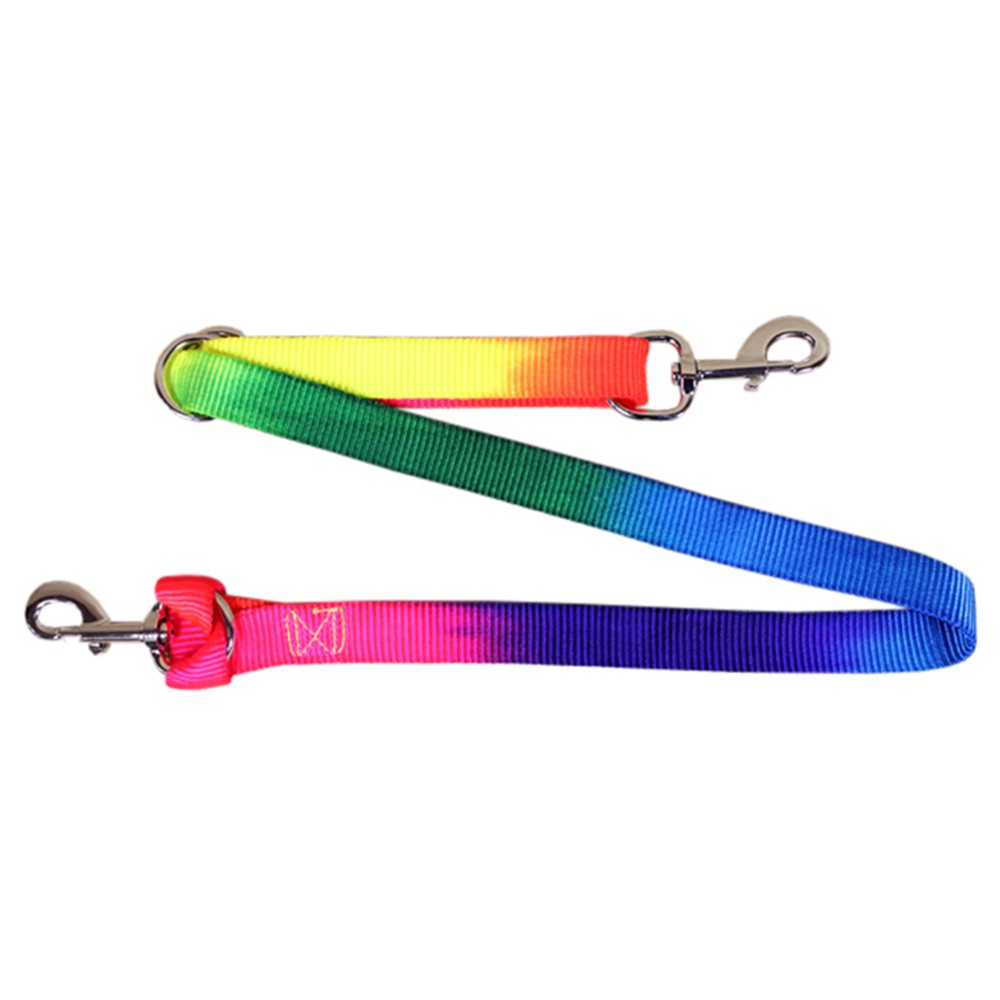 Hilason Rainbow 2 Ply Nylon Tie Down Nickle Plated Hardware Western Horse Tack