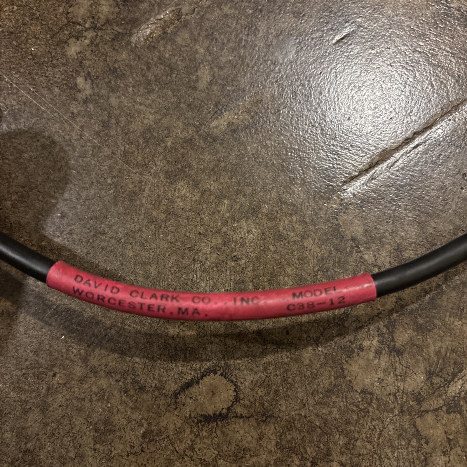 David Clark C38-12 Jumper Assembly Cord 10Ft