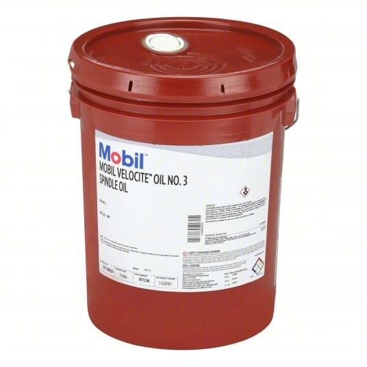 Mobil 103866 Velocite Oil No. 3 Spindle Oil - 5 gallon Pail