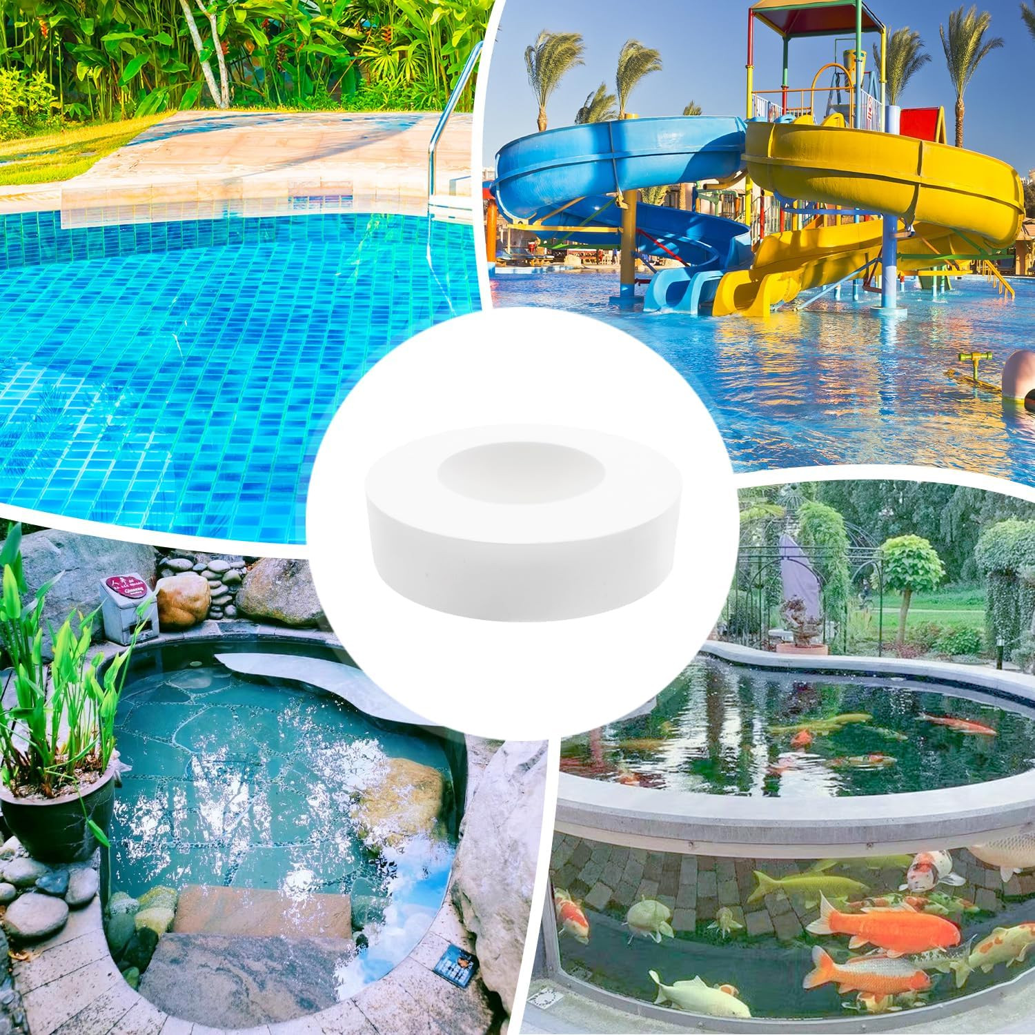4-Pack Climbing Rings Replacement for Dolphin Maytronics Nautilus Robotic Pool C