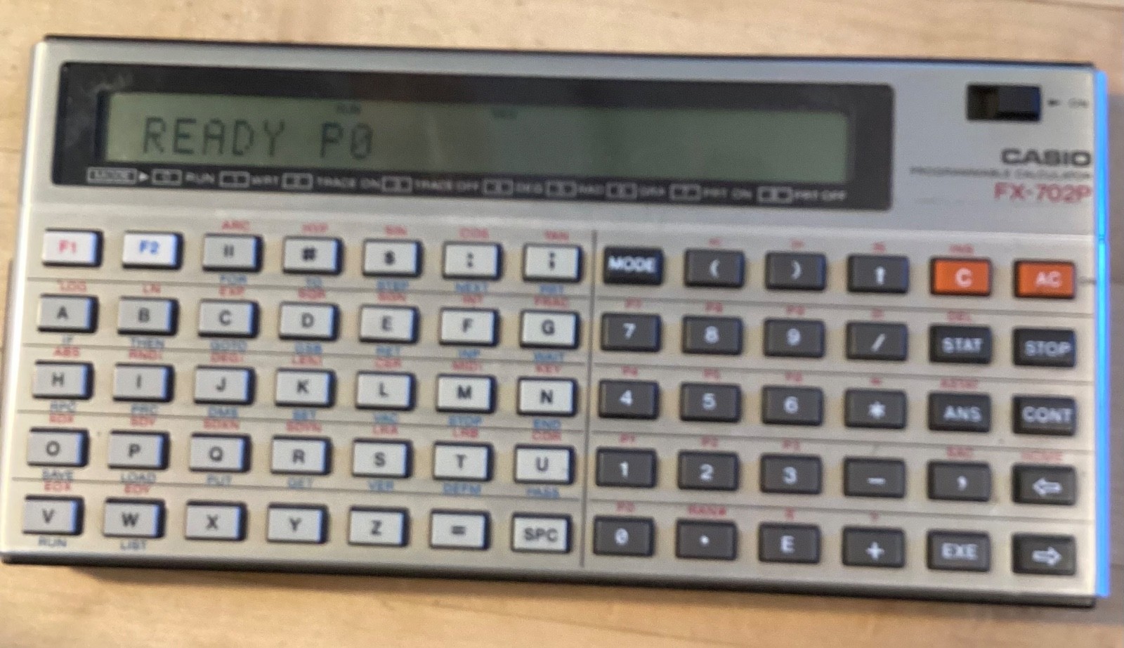 Casio TESTED WORKS FX 702P Pocket Computer+FA-2 Cassette Interface Case Manual