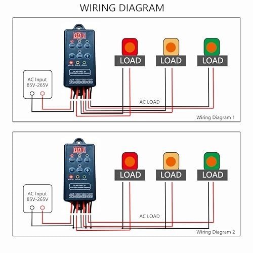 3 Channel Light Controller Sequencer 110/240V, 50+ Modes, Easy Setup, Mini Shell