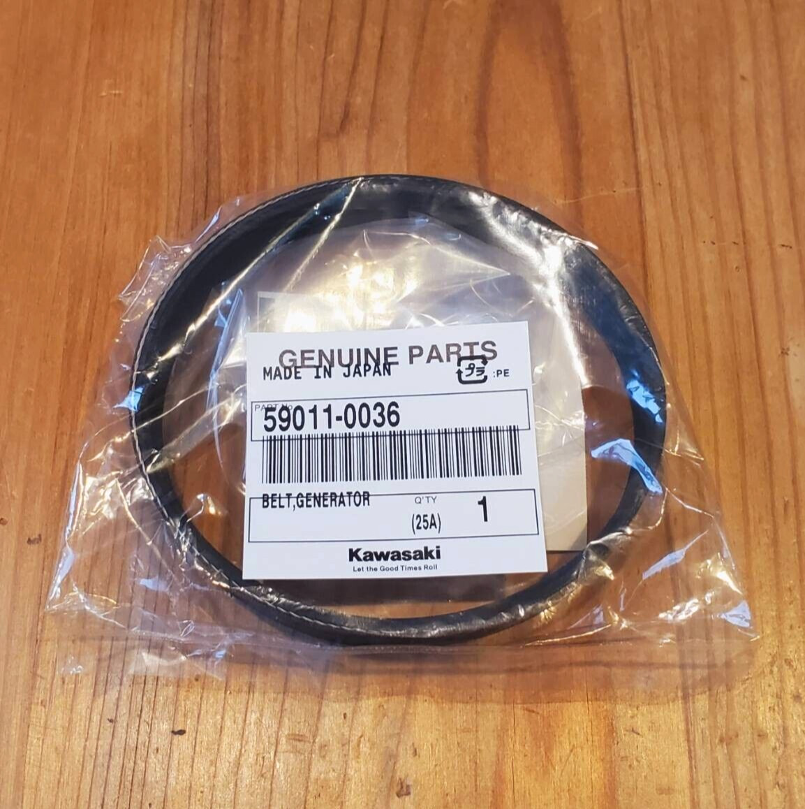 KAWASAKI Genuine 1989-1990 Ninja ZX-7 Generator Belt 59011-0036 NEW from JAPAN