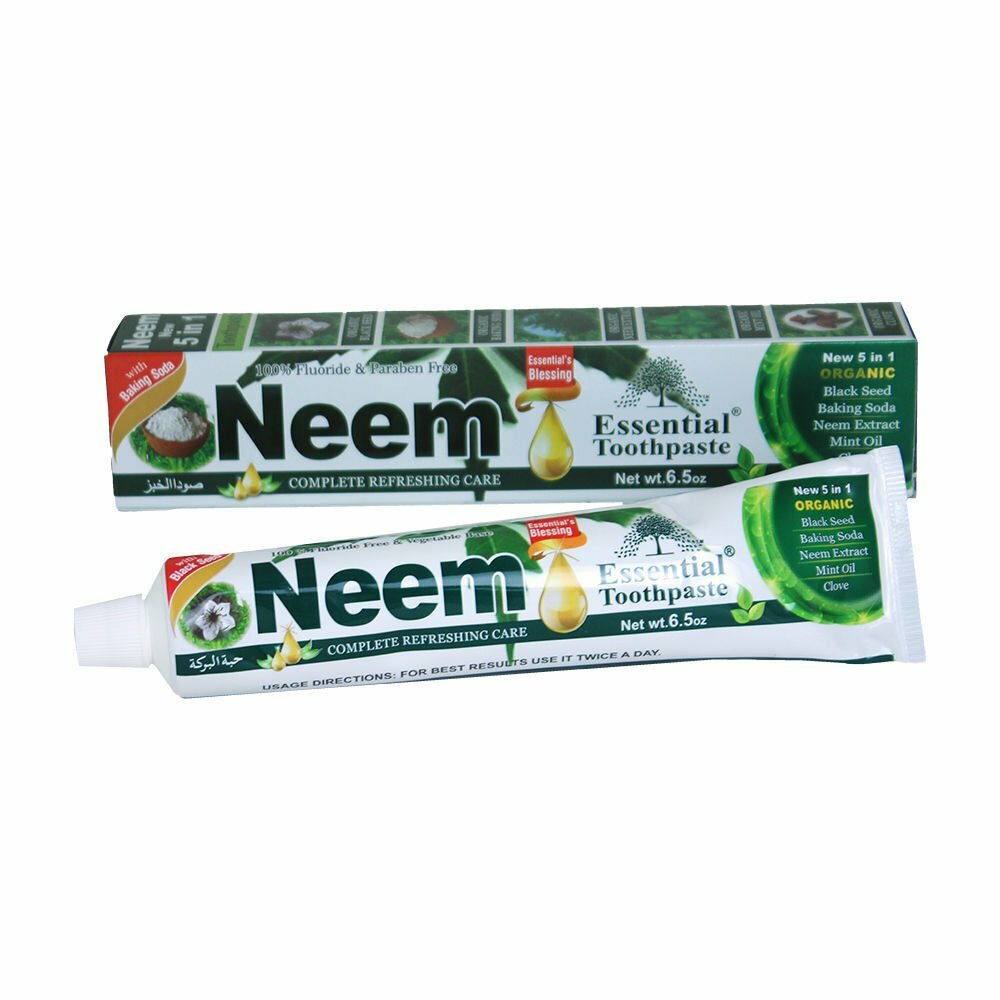 Pack of 6 tubes - Neem Essential Toothpaste - Essential Palace