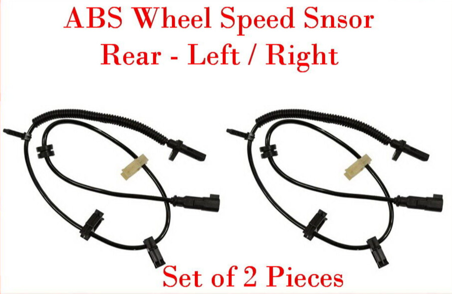 2 x  ABS Wheel Speed Sensor  Rear Left & Ri Fits Buick Chevrolet GMC Saturn