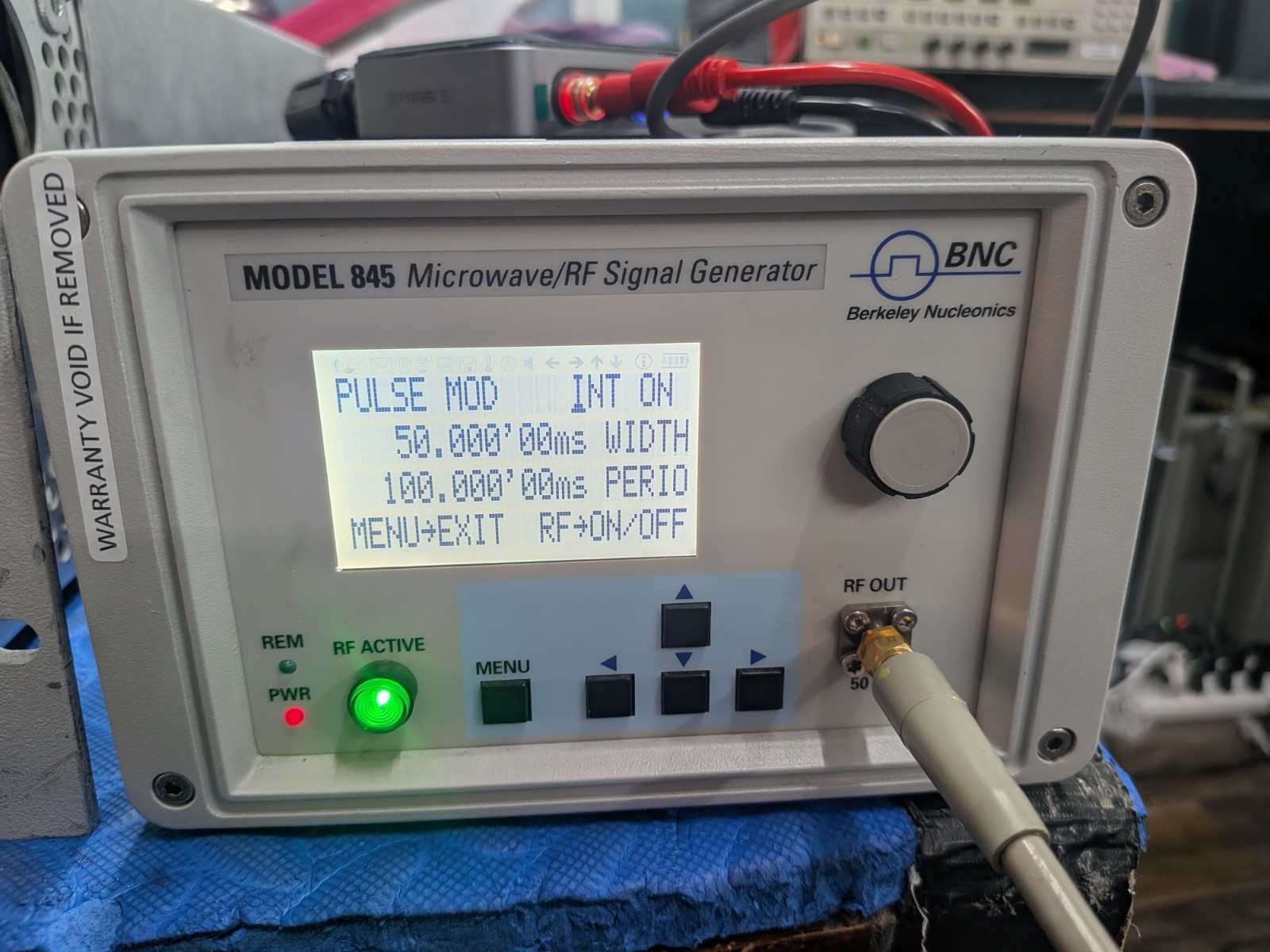 BNC Berkeley Nucleonics Signal Generator 845 Mini Handheld Cald! 20 Ghz Options