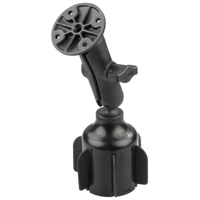 RAP-B-299-4-202U  RAM Stubby Cup Holder Mount with Round Plate...