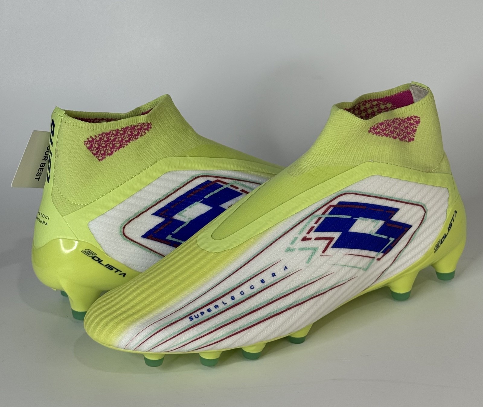 Lotto Solista 100 Gravity VIII Soccer Cleats Men Sz 9.5 Women Sz 10.5