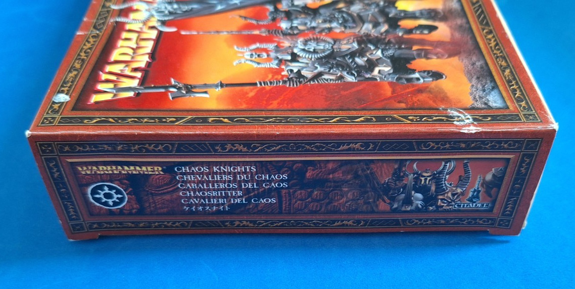 BOX ONLY - Warhammer Fantasy Chaos Knights Games Workshop 2008