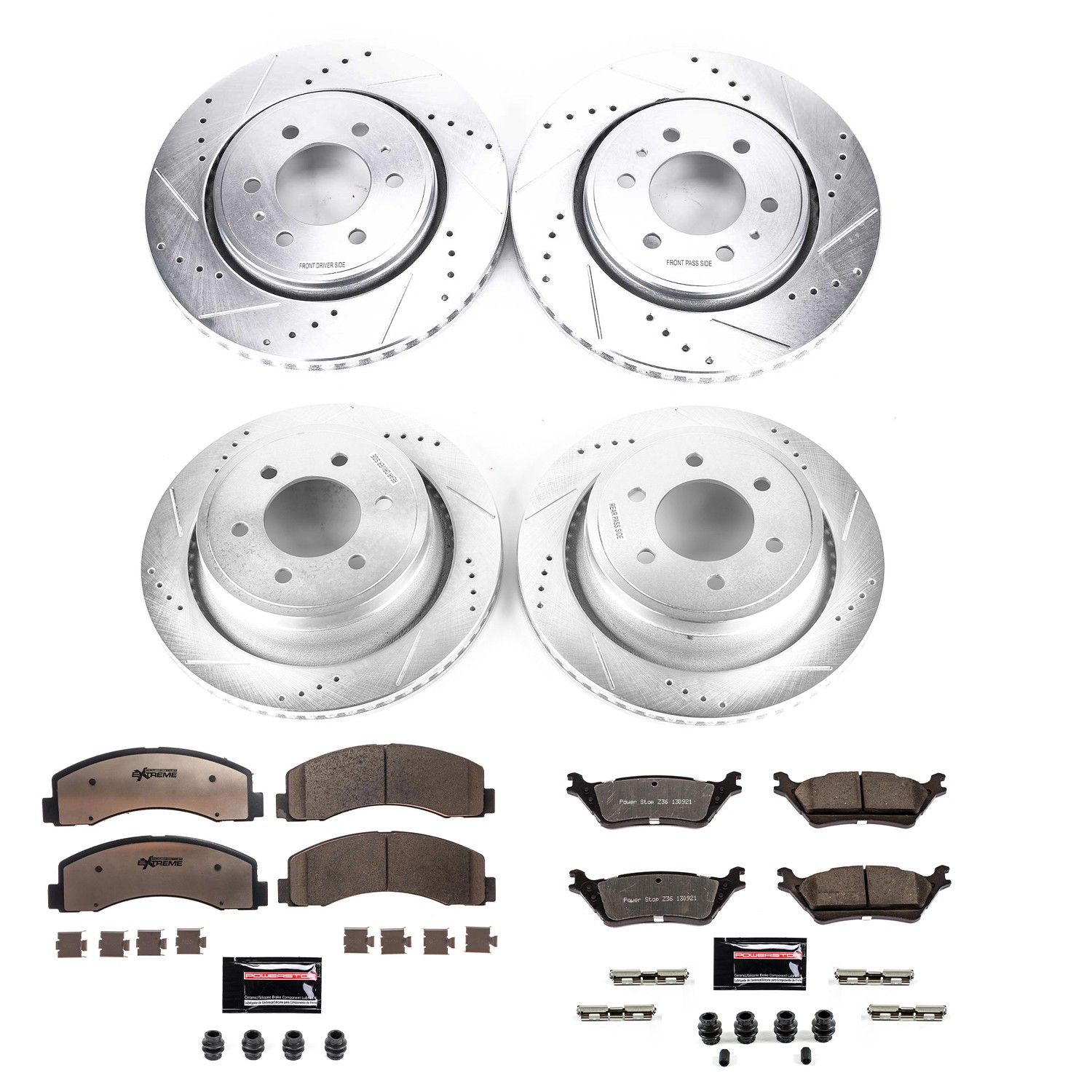 Power Stop for 12-18 Ford F-150 Front & Rear Z36 Truck & Tow Brake Kit