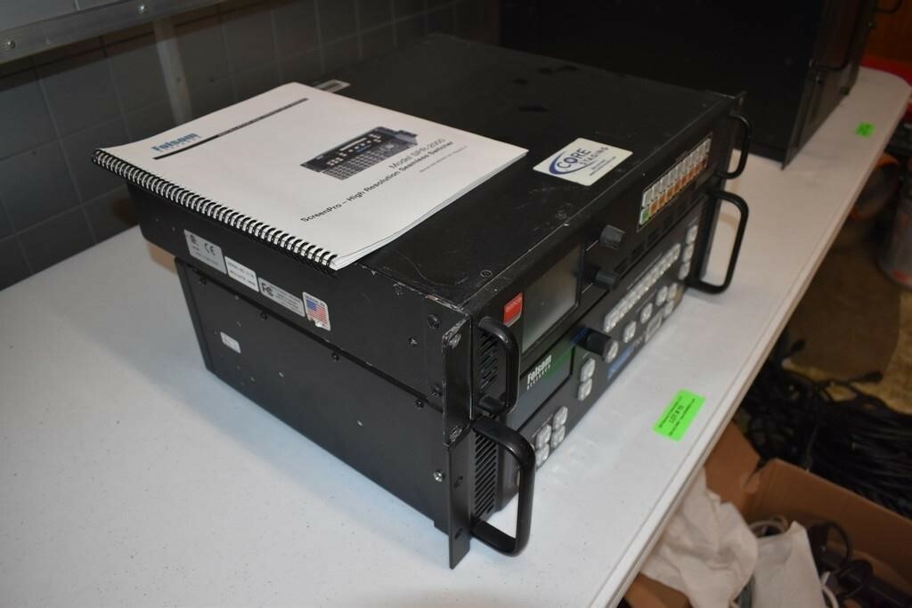 EUC Barco/Folsom Presentation Pro II SDI + SPR 2000 Screen Pro High Res Switcher