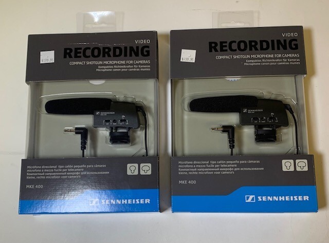 (OPEN BOX BURBANK) SENNHEISER 502047 MKE400 CAMERA MOUNT MICROP