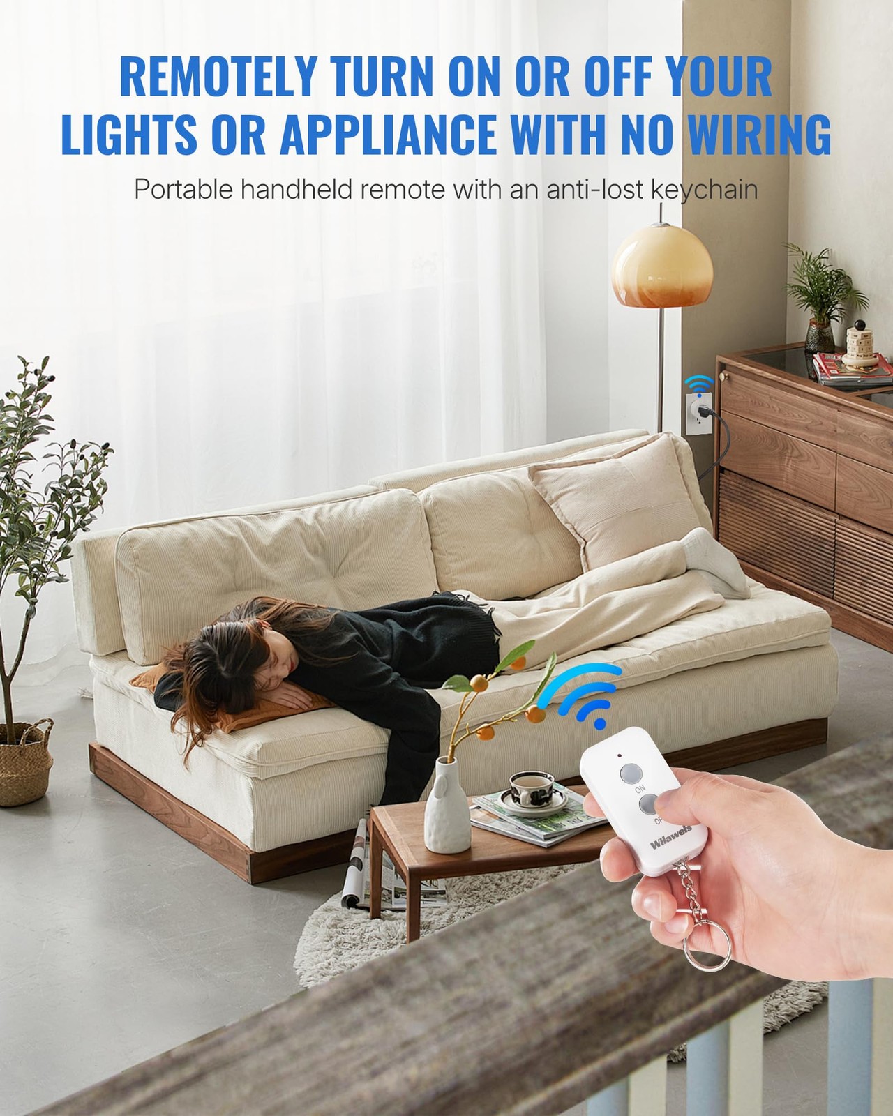 Remote Control Outlet Plug, Wireless Remote On Off Switch for Outlet, Remote ...