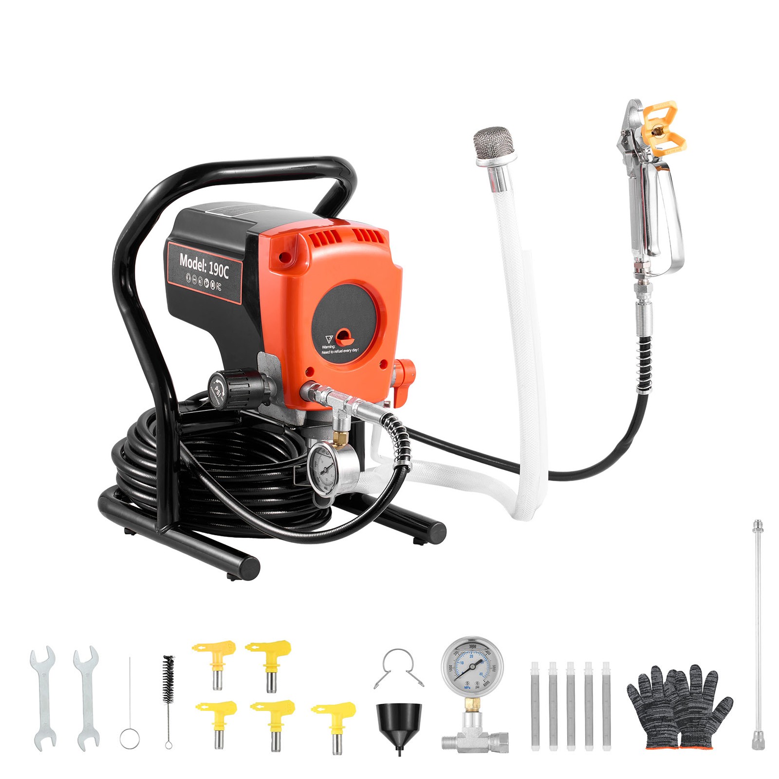 Uimoso Stand Airless Paint Sprayer 900W 3300PSI for Decks and Fences