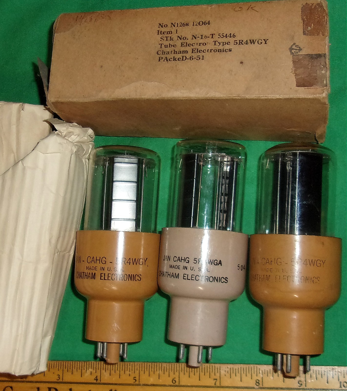 (1) JAN-CAHG-5R4WGY NOS (1) JAN-CAHG-5R4WGA & (1) JAN-CAHG-5R4WGY