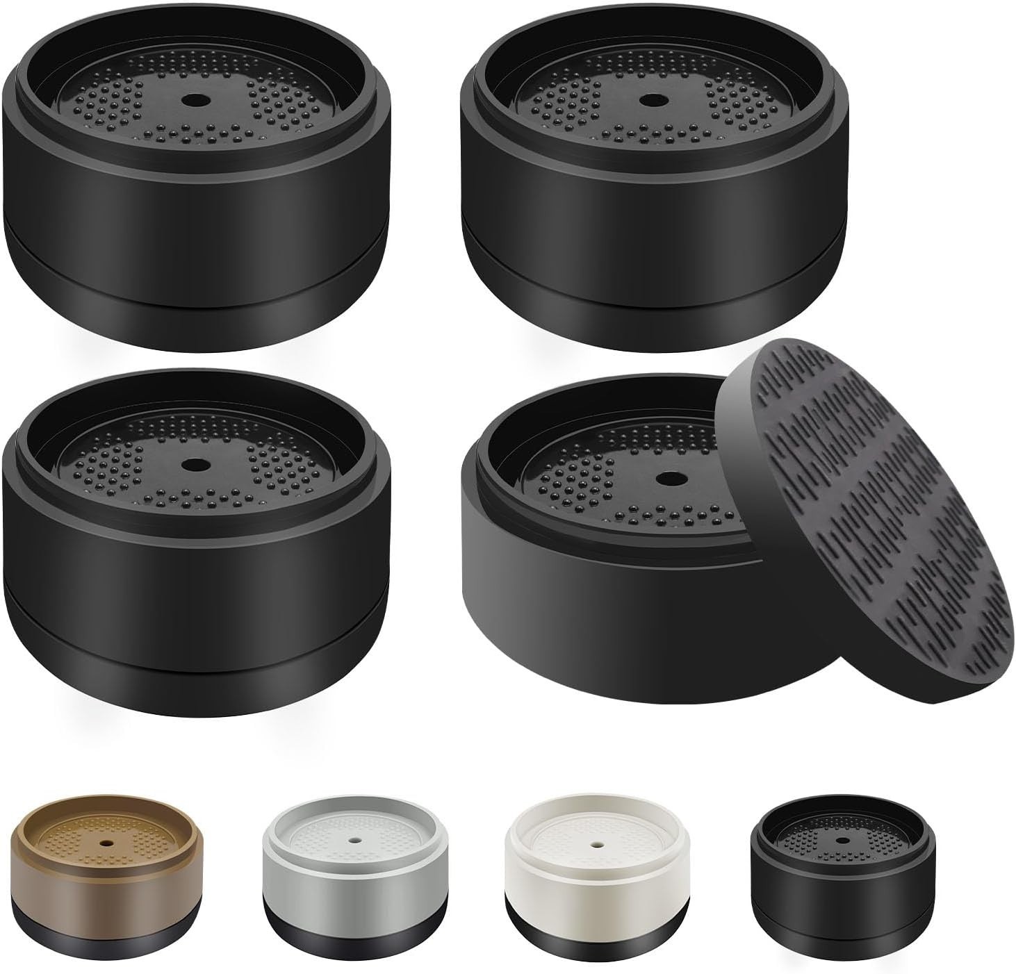 Versatile 4 Pack Furniture Risers - Adjustable Heights for Enhanced Comfort