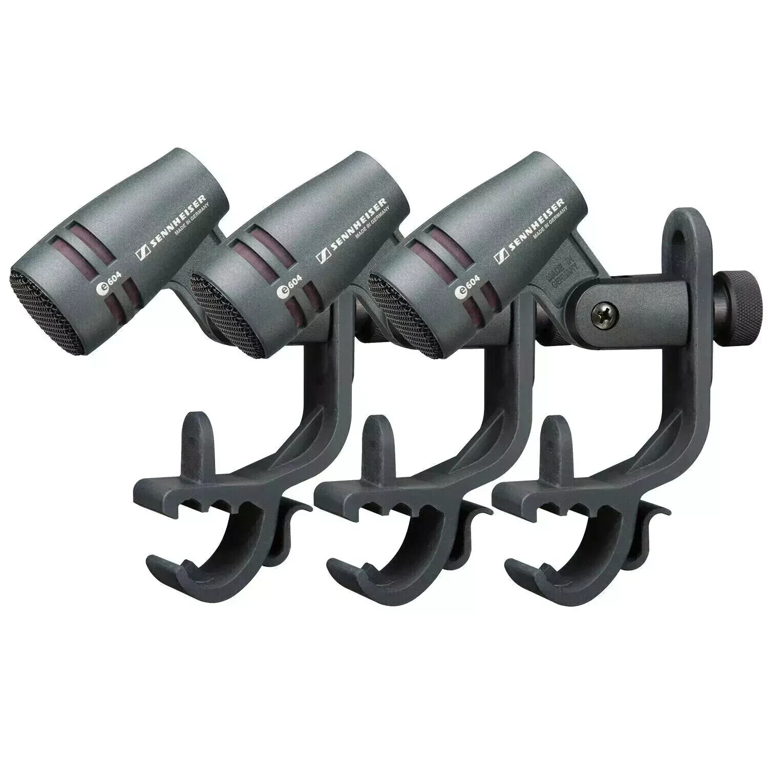 Sennheiser E604 Tom Snare Dynamic Cardioid Instrument Microphone 3 PACK