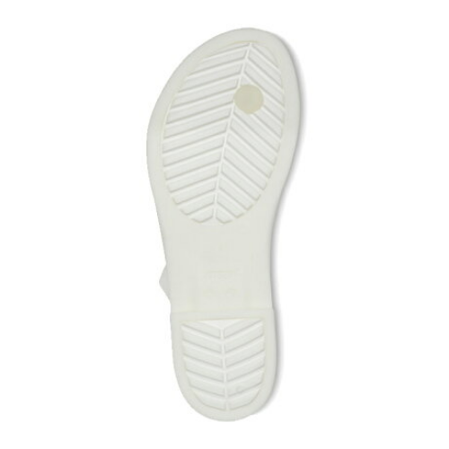 WOMEN'S CROCS Tulum Translucent Toe Post Oyster Sandals Fast Free Shipping