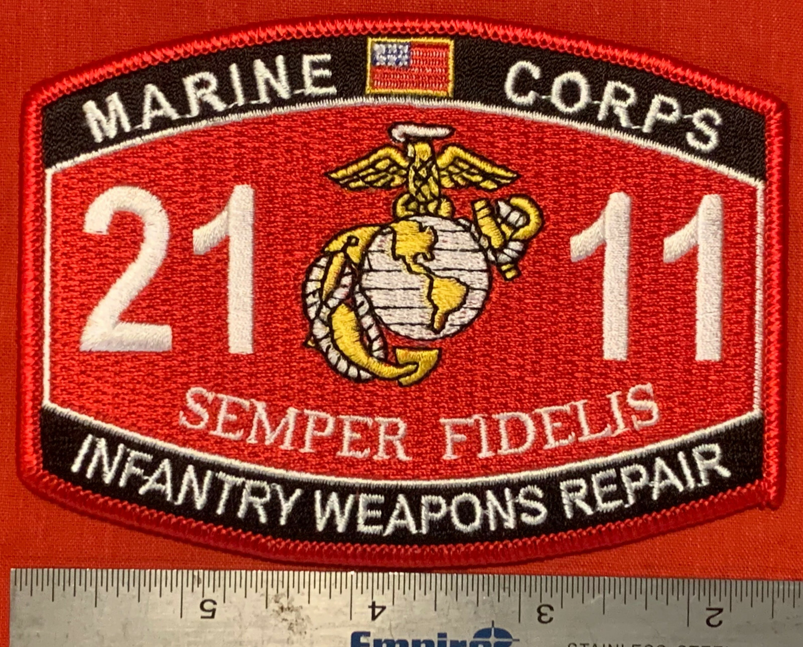 US MARINE USMC INFANTRY WEAPONS REPAIR 21 11 PATCH